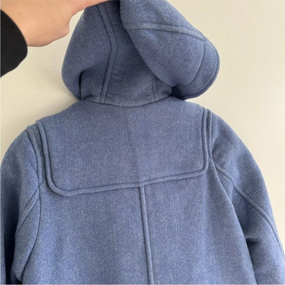 Samansa Mos2 Blue Duffle Pea Coat Wool Blend Size Medium - Picture 9 of 15